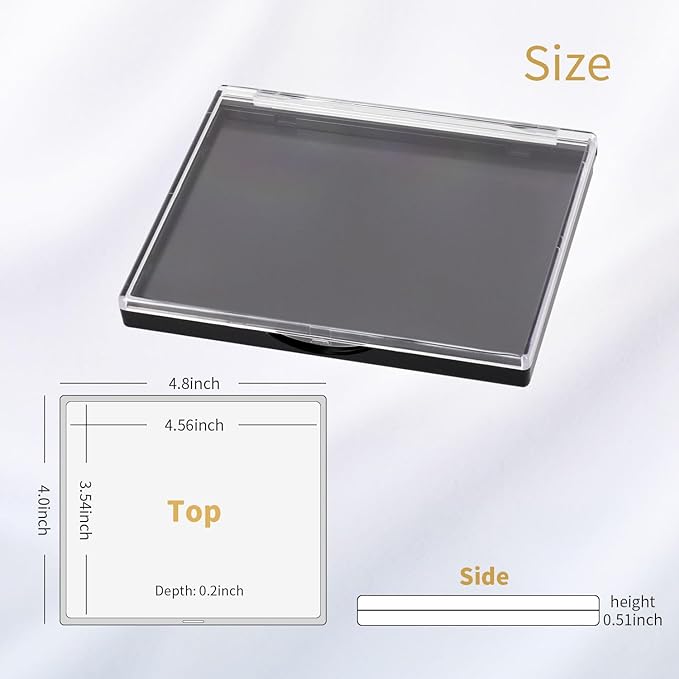 AJLTPA Magnetic Makeup Palette with Clear Top, 5