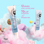 ROSÉE & CO Rosee Lip Gloss Vegan & Cruelty Free Treatment, Professional Make up, Long Lasting Glossy with Shea Butter, Moisturize, Protect & Smooth, High Shine, Non-Sticky (n.Cotton Candy, 0.5)