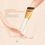 docolor Flat Foundation Brush for Liquid Makeup,Ultra Thin Liquid Foundation Brushes Premium Makeup Face Brush for Blending, Cream, Thin Foundation Brush Makeup Tool Face Foundation Flat Brush