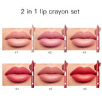 ibcccndc 6PCS Lip Liner and Lipstick