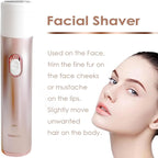 Electric Razor for Women, Hair Trimmer for Bikini Legs Womens Shaving Eyebrow Lips Body Face Beard Mustache Nose Arm Armpit Facial Hair Removal for Women's Shaver 4 in 1 Kit, Type-C Charging Port