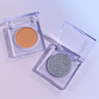 Monochrome Pressed Eyeshadow, Waterproof Neutral Powde Mini Eyeshadow, sombras para ojos, Talc, Paraben & Cruelty Free (H08#Matte Brown)