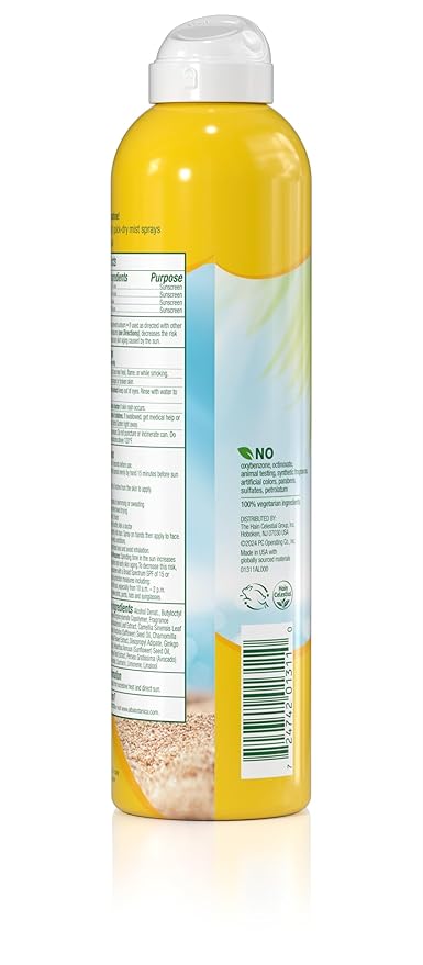 Alba Botanica Hawaiian Coconut Sunscreen, Spray Broad Spectrum SPF 50 Sunscreen, Water Resistant and Biodegradable 8 fl oz Bottle