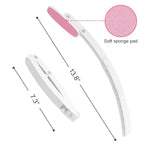 Self Tanner Brushes- Extra Large Body Makeup Brush & Back Lotion Applicator, 2 Pcs, Body, Leg and Face Kabuki Brush, Back Applicator for Self Tan, Sunscreen, Lotion, Makeup, Blend & Blur (Rose Gold)