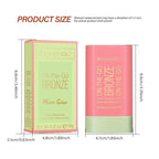 Cream Bronzer Stick,Contour Stick Facial Contouring Stick,Long Lasting Highlighter Waterproof Highlight Makeup,Buildable Shimmer Sparkle Face Bronzer Face Shaping,04 Beach Glow