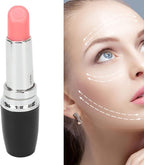 Small Lipstick Massager, Portable Lipstick Shape Vibration Face Massage Wand for Facial Eye - Relieving Dark Circles and Eye Bags, Used with AAA Battery (Not Included)