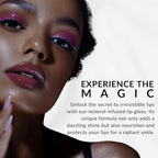 Flori Roberts Mineral Base Lip Shine, Vibrant Lip Gloss Makeup for Women of Color or Deeper Skin Tones, Non-Sticky, Long Wear High Shine Finish