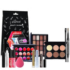 All in One Eyeshadow Palette Makeup Set, Makeup Kit with Primer, Mascara, Concealer Palette, Lip Stick Palette, Glitter Highlight, Travel Makeup Bundle Holiday Makeup Gift Box for Women Girl