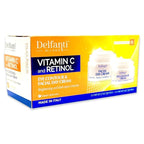 VITAMIN C & RETINOL DUO PACK Full Size Facial Day Cream and Eye Contour Cream • Brightening and Dark Spot Corrector
