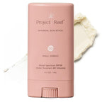 SPF 50 Sheer Mineral Sunscreen Stick - Vegan, Reef Safe, Non-Nano Zinc, Face Sunblock Stick, No White Residue, Ideal for Travel & Kids