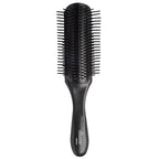 Diane Nylon Pin Styling Hairbrush for Detangling, Separating, Shaping, and Defining Wet or Curly Hair, Heat-Resistant, Anti-Static, Hair Care Essential, Black