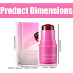 Milk Cooling Water Jelly Tint, Jelly Blush Stick Makeup Jelly Tint, Milk Jelly Blush, Cruelty Free, Blush Stick for Cheeks and Lips