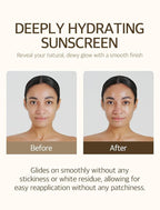 mixsoon Bean Sunscreen 1.69 Fl. Oz. / 50ml SPF 50 Airy Texture Type Lightweight No White Cast For Face Korean Glass Skin Care