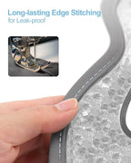 Luxtude Gel Eye Mask 2PCS, Reusable Cooling Eye Masks for Sleeping, Hot Cold Eye Mask Ice Pack, Frozen Cold Eye Compress for Puffiness/Dark Circles/Headaches/Migraines/Eye Bags/Stress Relief (Gray)