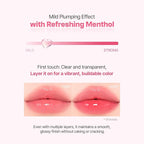 2aN Glaze Bouncing Tint – Lightweight, Moisturizing Lip Tint with High-Shine Finish, Smooth, Light Plumping, Comfortable Wear, Korean Makeup (Berry Shower, 0.16 oz)