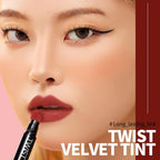 Long Lasting Lip Stain for Lips and Cheek Tint | High Pigment Color | lightweight Matte Finish | Weightless | Full Coverage | Twist Velvet Tint #13 (No.13)