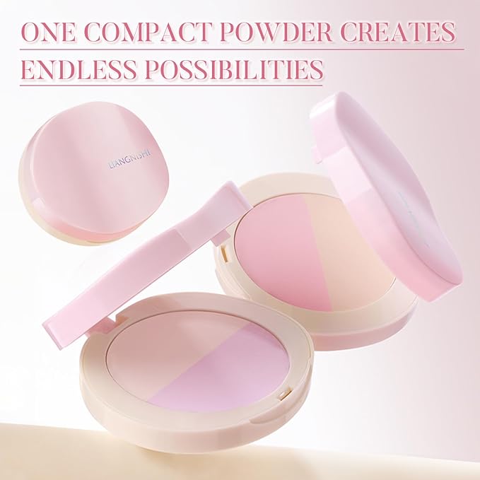 Pink Setting Powder, 3 in 1 Blush Palette