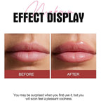 Lip Plumping Booster, Spicy Lip Lipstick, Lifter Gloss, Hydrating, Volumizes High-Shine Lip Plumping Lip Glass Mirror Lip Makeup Lip Glaze Plump & Pout Lip Plumper for Women Girls (01)