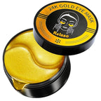 Golden Glow Under Eye Patches for Puffy Eyes - 60Pcs Eye Gels Rejuvenating Treatment for Dark Circles, Puffiness, Refreshing,Revitalizing Looks Less Tired