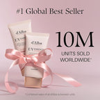 d'alba Piedmont Waterfull Tone-Up Sunscreen Serum BROAD SPECTRUM SPF 50 + Korean Sunscreen for Face, All Skin Tones, Sweat Proof Formula (1.69 fl.oz.)