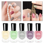New Nail Polish Set (10 Bottles) Non-Toxic Eco-Friendly Easy Peel Off and Quick Dry Water Based Nail Polish