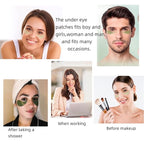 Eye Mask 60 Pcs, Under Eye Patches for Dark Circles and Puffiness, Lighten Fine Lines and Eye Bags,Water Replenishing Eye Treatment Mask (Avocado Eye Mask)