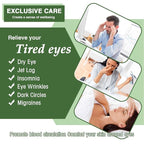 Steam Eye Masks for Dry Eyes, Heated Eye Mask Reduce Puffiness & Dark Circles, Hydrate & Soothe Tired Eyes, Travel Essentials, Business Trip, Party Favors, Green Tea 20 Packs