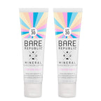 Bare Republic Tinted Mineral Sunscreen SPF 30 Sunblock Face Lotion, Sheer and Non-Greasy Finish, 1.7 Fl Oz, 2 Pack