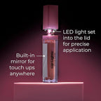 MCoBeauty LipLights Shine Gloss, Clear, Gloss for Irresistible Lips, Vegan, Cruelty Free Cosmetics