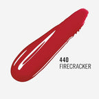 Rimmel London Stay Glossy, 440 Firecracker, Lip Gloss, Non-Sticky, Color and Shine, Up To 6-Hour Wear, Precise Applicator, 0.18oz