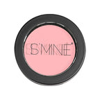 ISMINE Single Eyeshadow Powder Palette, Matte Light Pink, High Pigment, Longwear Single Eye Makeup for Day & Night