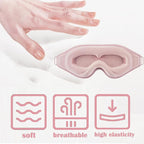 Eye Mask for Lash Extensions, Sleeping Mask for Women, 3D Contoured Eyelash Sleeping Mask for Extensions, Eye Covers for Sleeping for Travel, Airplane, Meditation