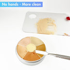 Foundation Spatula, 3pcs Stainless Steel Makeup Spatula Mixing