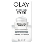 Olay Firming Eye Cream, Fragrance-Free, Collagen Peptide - Firm Skin Around the Eyes, 0.5 Fl Oz