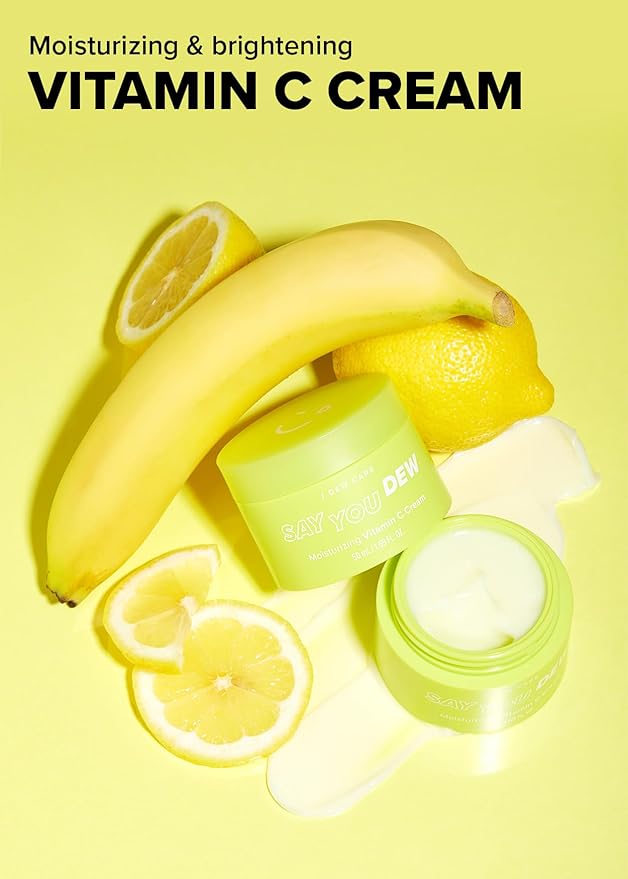I DEW CARE Vitamin C Face Moisturizer - Say You Dew | Korean Skin Care Routine Panthenol, Niacinamide, Non-irritating, Hydrate and Illuminate Glass Smoother Skin, Mother's Day, 1.69 FL Oz