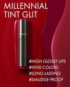 VIDIVICI Millennial Tint Glit - Transfer Proof Moisture Korean Lip Tint with Long-Lasting Color, Lightweight Water Jelly Texture, Hydrating & Smudge-Free Lip Stain, 0.13oz (03 LOVE GROSE)