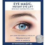 Eye Magic Premium Eye Lift (S/M Kit + Gel) Made in America Instantly Lifts and Defines Droopy, Sagging or Hooded Eyes Safe For Daily Use