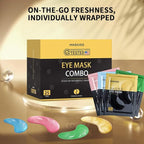 Under Eye Patches(25 Pairs), 24K Gold, Caffeine, Hyaluronic Acid, Aloe Vera Eye Masks for Dark Circles Puffy Eyes Undereye Bags, Eye Skin Care Gift Set for Bachelorette Party Favors