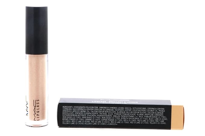 MAC LIPGLASS in VERY GO LIGHTLY! Full Size New in Box Gorgeous Shade! :)