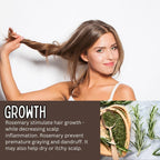 NEW Fermented Rice Water for Hair Growth - Infused with Rosemary, Biotin, Caffeine, Keratin Vegan Non-Greasy Spray Naturally Thicker, Longer, Softer Men & Women (12 OUNCES, Rosemary Lemongrass)