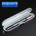 2PCS Metal Silver Cuticle Pusher