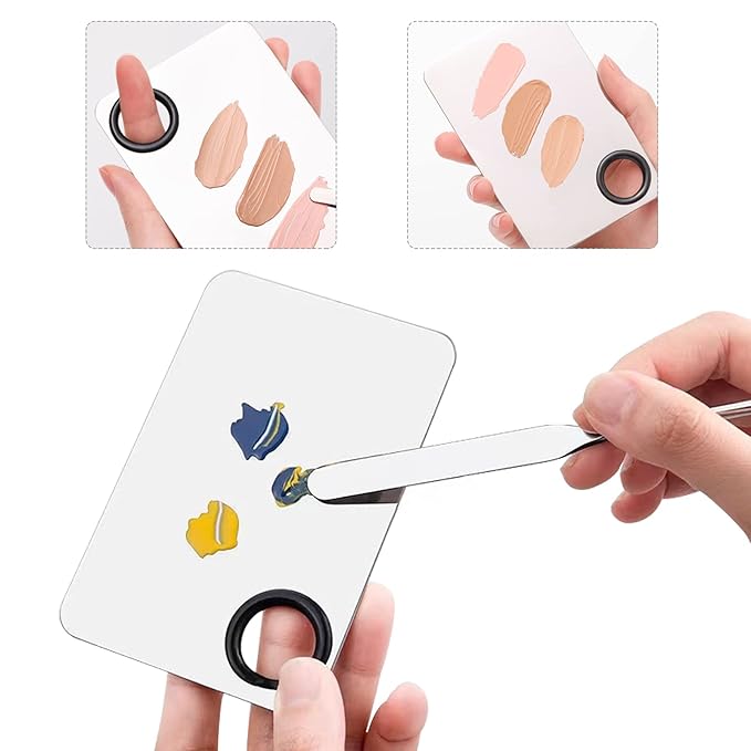 Makeup Spatula,Korean Spatula Makeup Stainless Steel Makeup Spatula