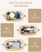 Telena puffer makeup bags for