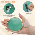 Nail Art Mixing Palette Resin Plate Tray