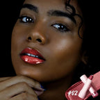 2PCS Tinted Lip Balm Chapstick with Color, Natural Semi - Gloss Finish, Hydrating/Coloring 2 in 1 Moisturizer Lip Stick for Girls & Women #02＋#04