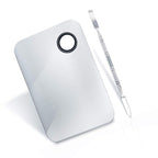 Makeup Mixing Palette, Upgrad Stainless Steel Metal Foundation