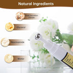 Advanced Snail Peptide Eye Cream for Dark Circles & Puffiness, Snail Mucin Eye Cream with Niacinamide Reduce Wrinkles & Fine Lines, 2 Pcs Under Eye Roller Cream for Moisturizing.