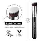 Flat Top Kabuki Foundation Brush, EIGSHOW Premium Makeup Brush for Liquid, Cream, and Powder - Blending, Buffing, Stippling, Flawless Application (F624)