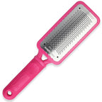 Microplane Colossal Foot File Scraper - The Original Stainless Steel Foot Rasp, Dead Skin/Callus Remover for Feet, Gentle Foot Scrubber, Pedicure Tools for Salon-Quality Foot Care, Pink