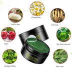 Collagen eye gel pads, green